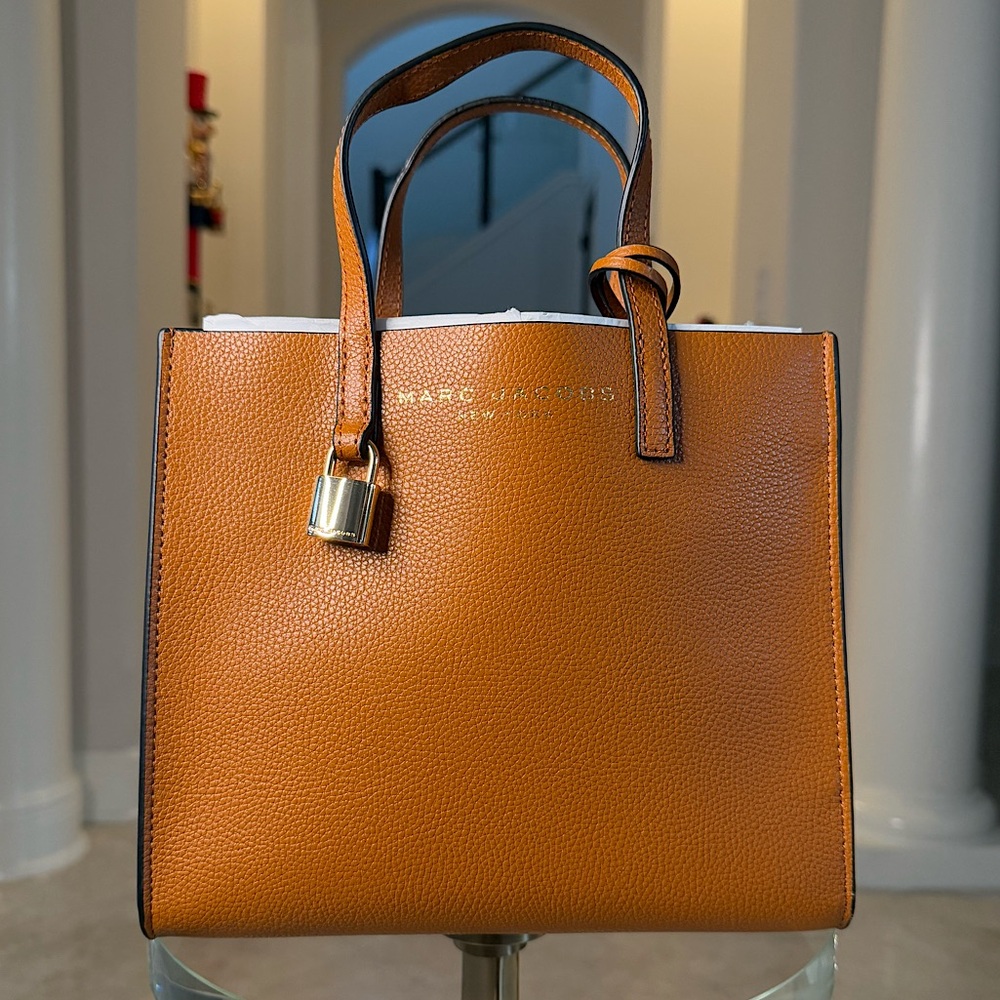 NWT Marc Jacobs Mini Grind Leather Tote